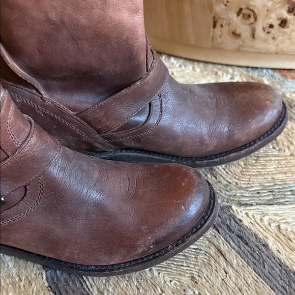 Freebird by Steven Ombre Brown Tan Heeled Boots - Picture 9 of 9